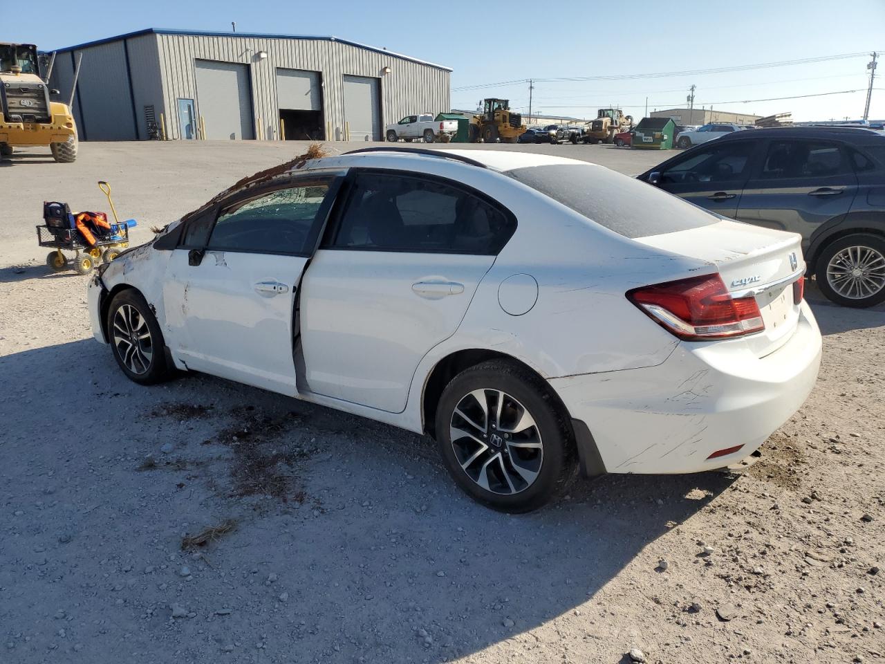 2014 Honda Civic VIN 19XFB2F80EE081688 Copart auction photo, all over damage thumbnail 2