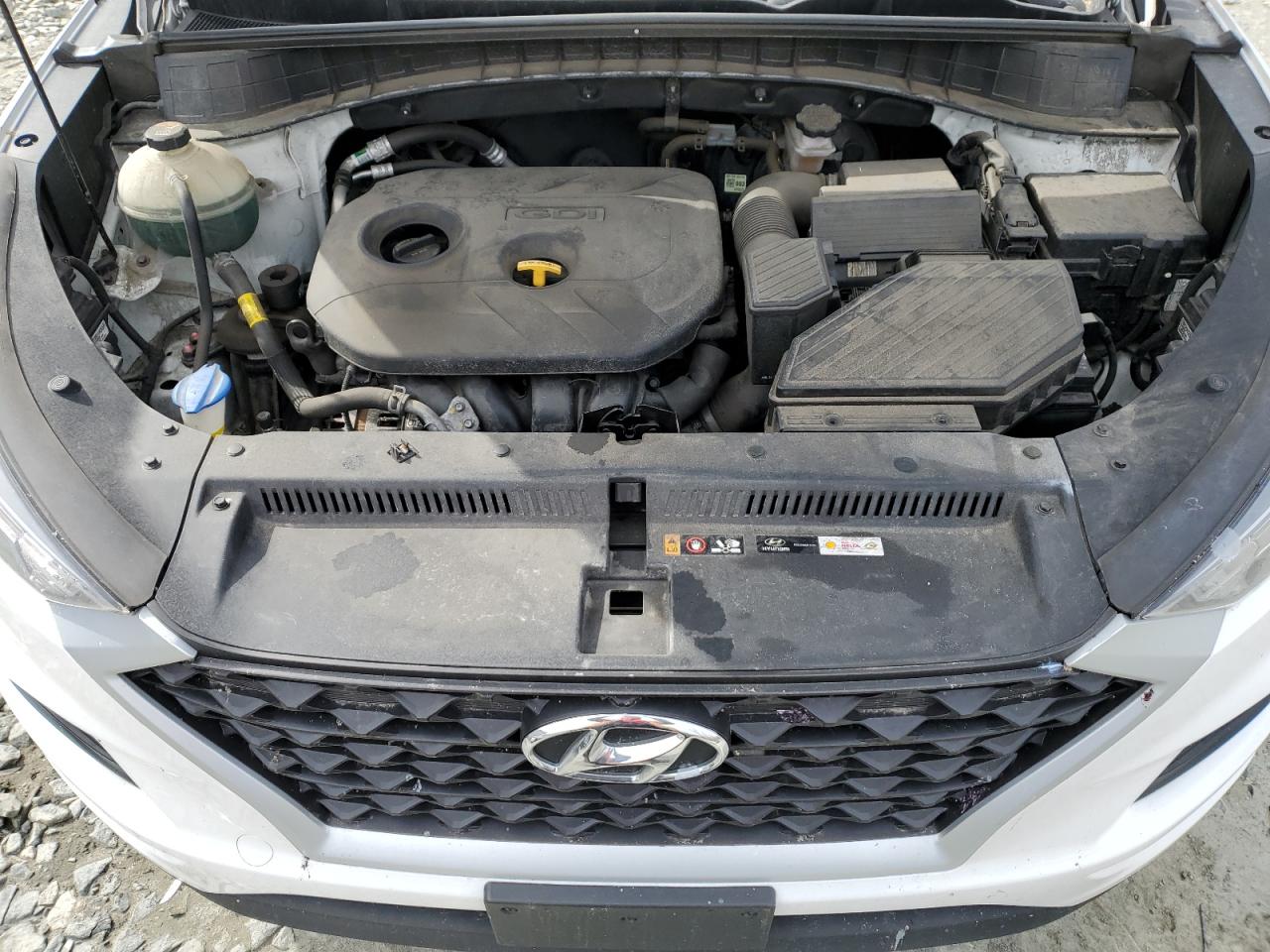 2021 Hyundai Tucson VIN KM8J2CA43MU292822 Copart auction photo, front end / mechanical damage thumbnail 12