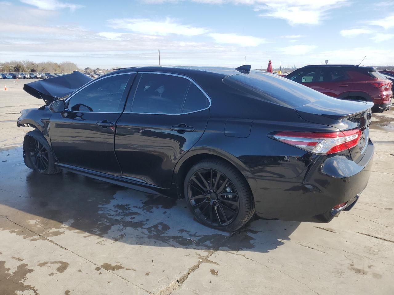 2019 Toyota Camry VIN 4T1BZ1HK7KU029822 Copart auction photo, front end / side damage thumbnail 2