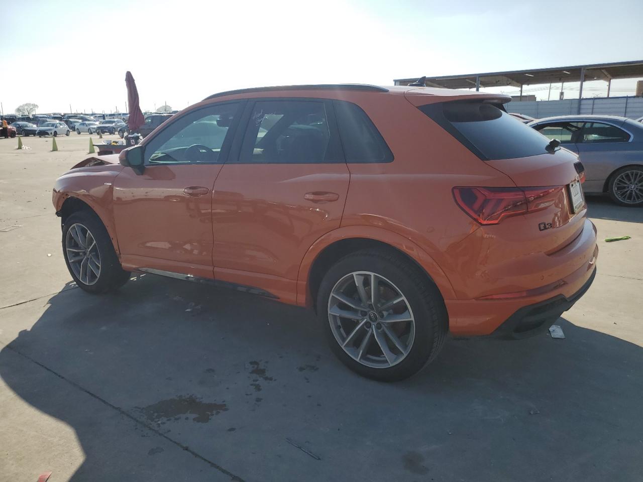 2024 Audi Q3 VIN WA1EECF37R1130210 Copart auction photo, front end / side damage thumbnail 2