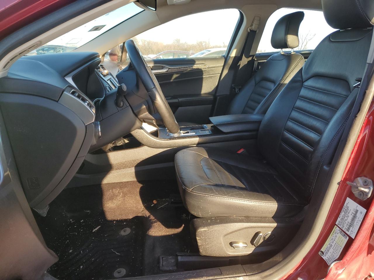 2017 Ford Fusion VIN 3FA6P0HD9HR132270 Copart auction photo, side / front end damage thumbnail 7
