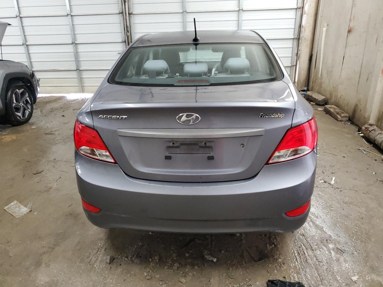 2016 Hyundai Accent VIN KMHCT4AE2GU035904 Copart auction photo, front end / minor dent/scratches damage thumbnail 6