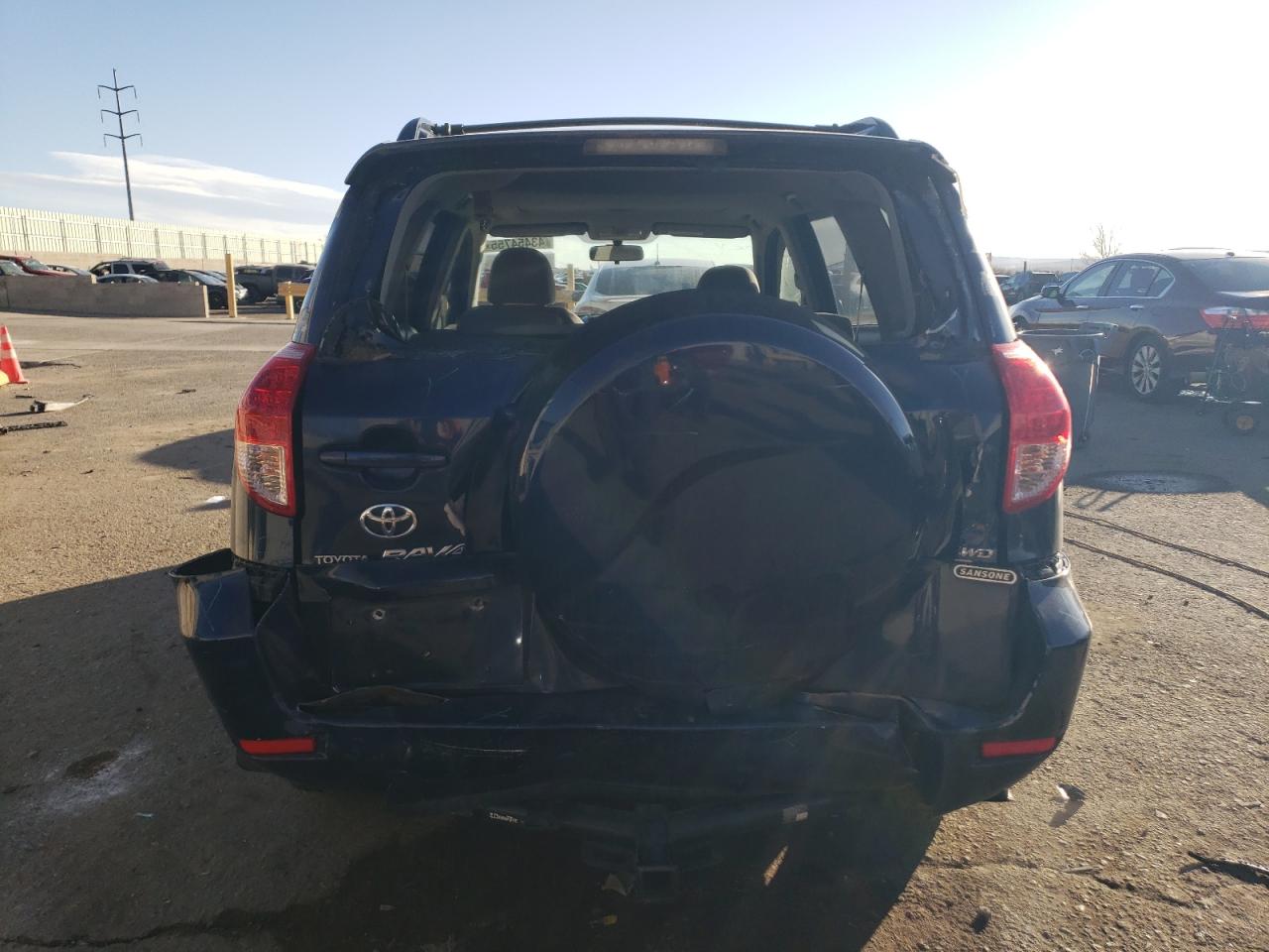 2006 Toyota RAV 4 VIN JTMBD31V065044018 Copart auction photo, rear end damage thumbnail 6