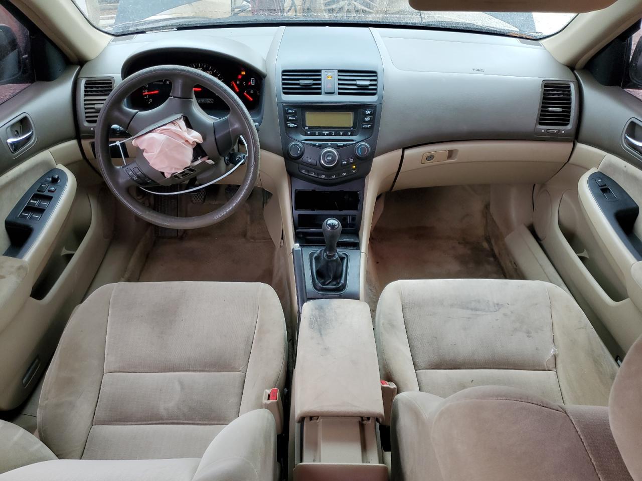 2005 Honda Accord VIN 1HGCM55485A005704 Copart auction photo, front end / side damage thumbnail 8