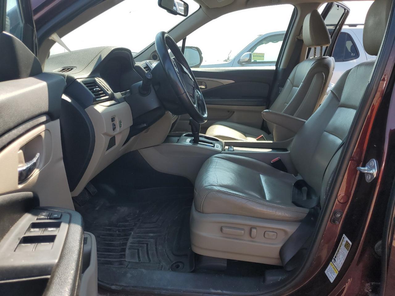 2016 Honda Pilot VIN 5FNYF6H80GB005239 Copart auction photo, front end / rear end damage thumbnail 7