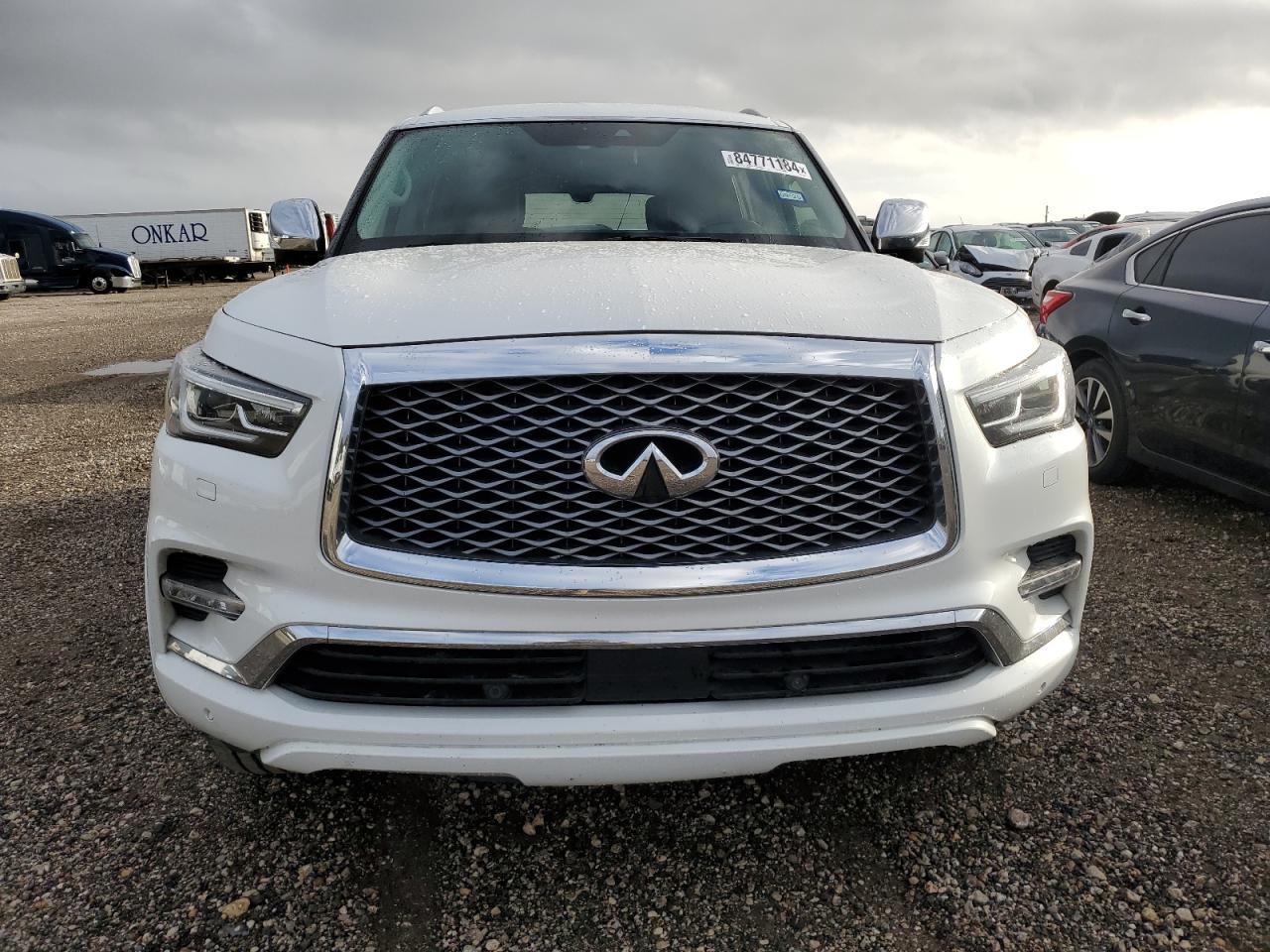 2018 Infiniti QX80 VIN JN8AZ2NF1J9660004 Copart auction photo, rear end / undercarriage damage thumbnail 5