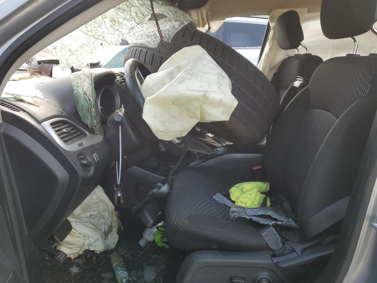 2020 Dodge Journey VIN 3C4PDCAB4LT274409 Copart auction photo, front end / burn - engine damage thumbnail 7