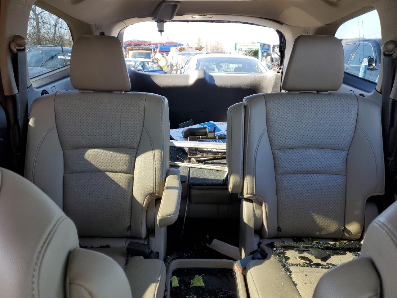 2017 Honda Pilot VIN 5FNYF6H05HB005233 Copart auction photo, rollover damage thumbnail 10