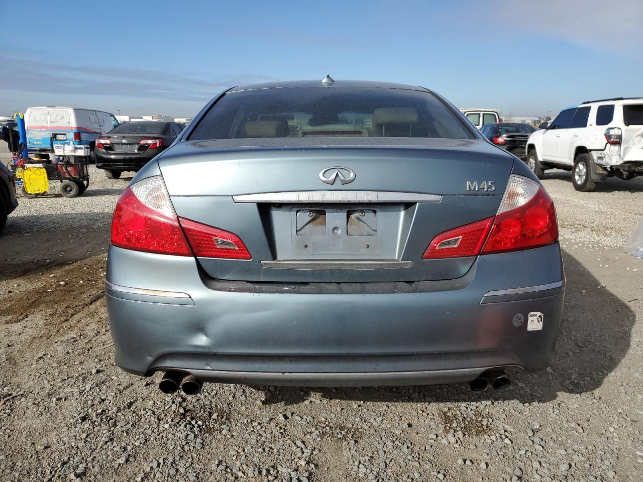 2008 Infiniti M VIN JNKBY01EX8M500777 Copart auction photo, all over damage thumbnail 6