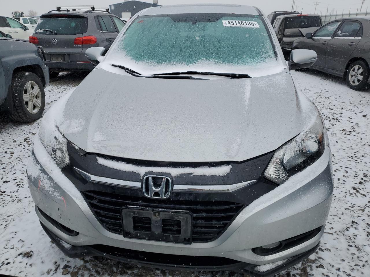 2016 Honda HR-V VIN 3CZRU6H5XGM768598 Copart auction photo, rear end damage thumbnail 5