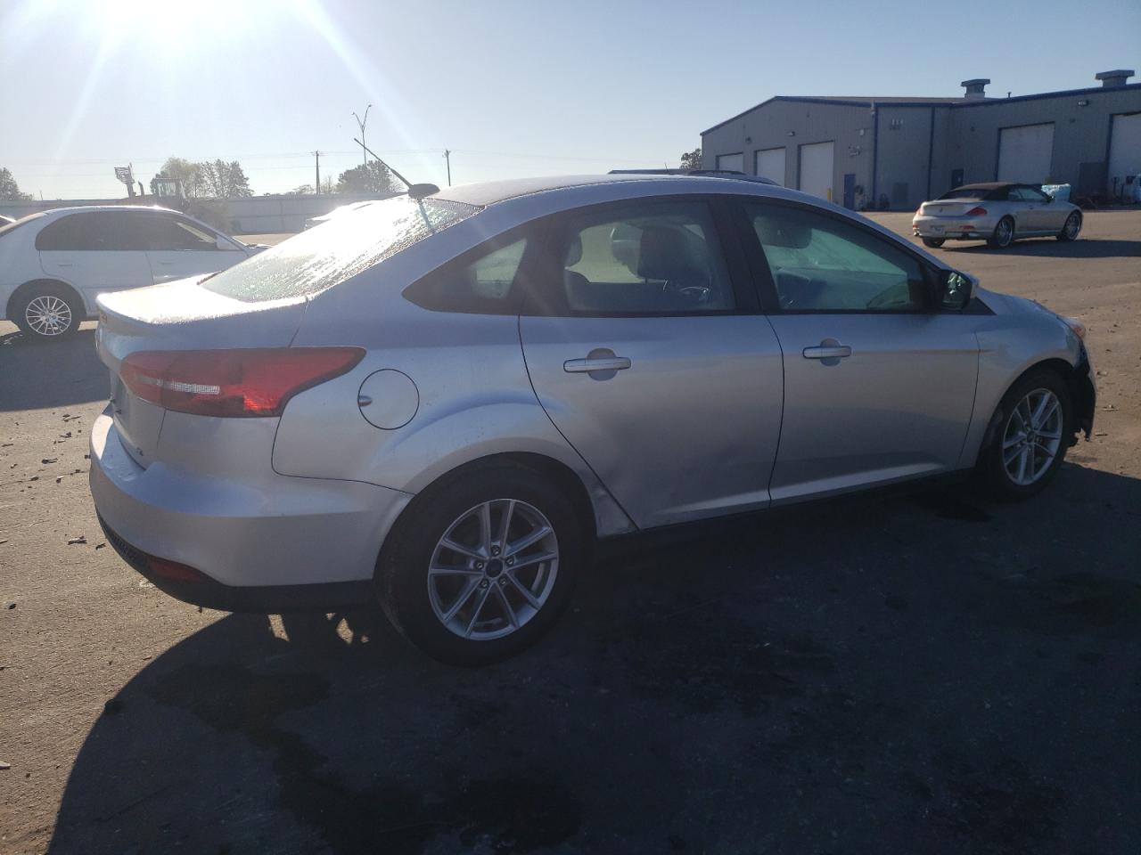 2018 Ford Focus VIN 1FADP3F23JL250457 Copart auction photo, front end / side damage thumbnail 3