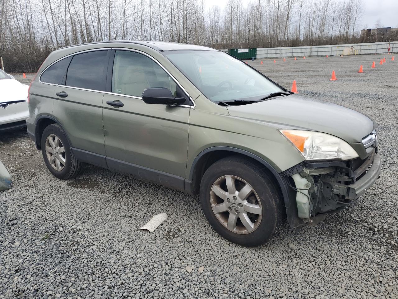 2007 Honda CR-V VIN JHLRE48567C066791 Copart auction photo, undercarriage / front end damage thumbnail 4