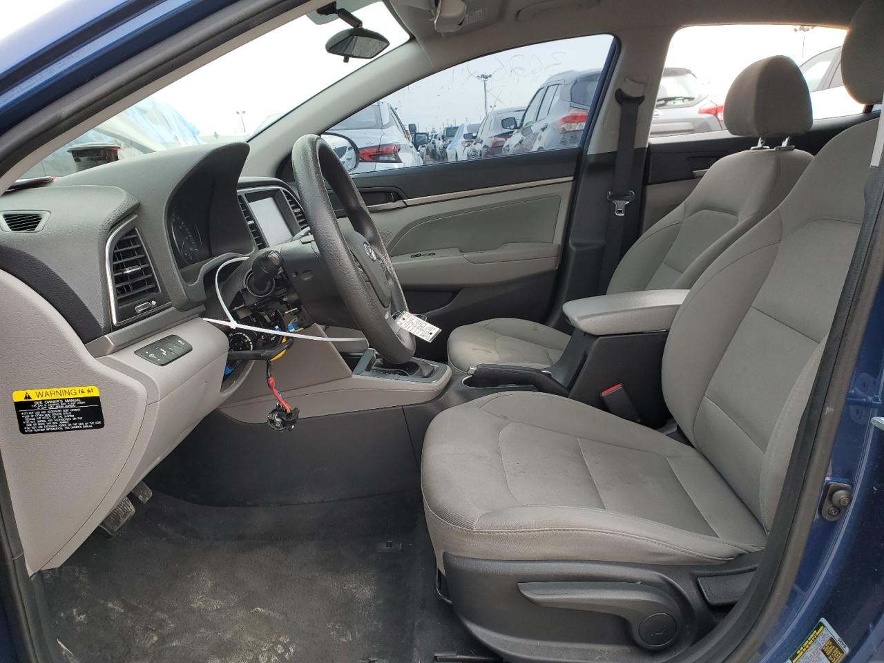 2018 Hyundai Elantra VIN 5NPD84LF1JH362621 Copart auction photo, front end / undercarriage damage thumbnail 7