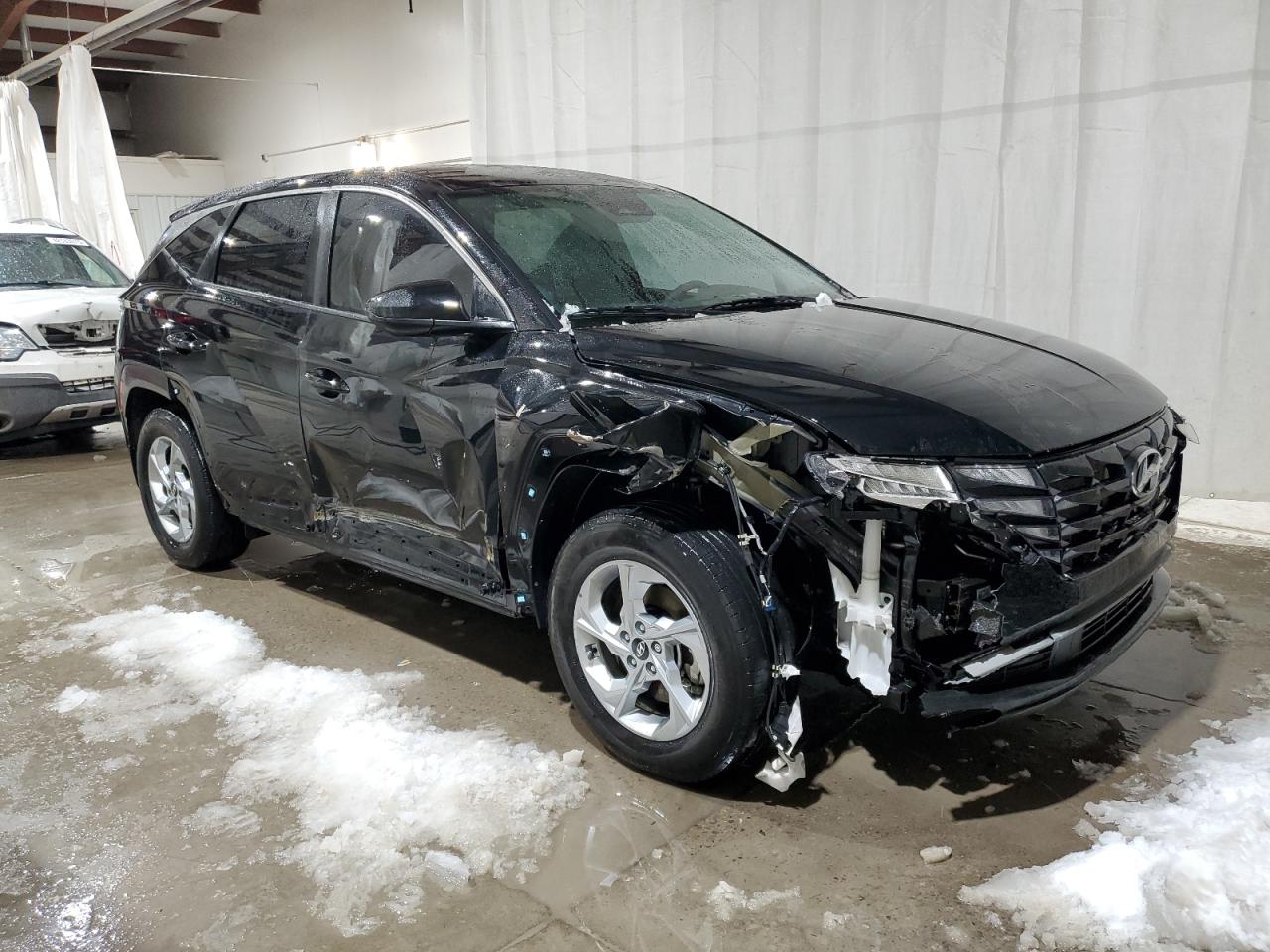 2023 Hyundai Tucson VIN 5NMJA3AE0PH288433 Copart auction photo, side / front end damage thumbnail 4