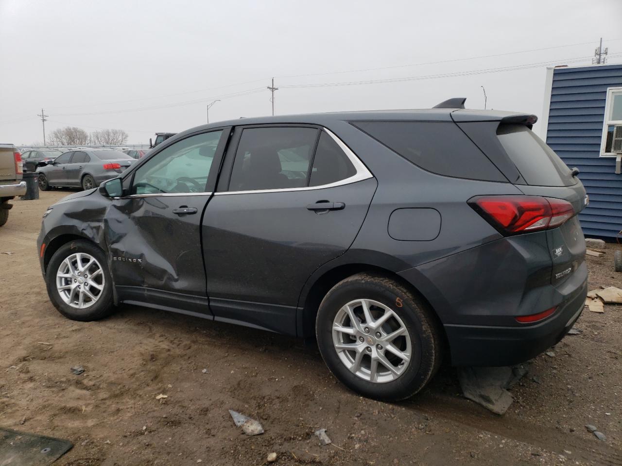2023 Chevrolet Equinox VIN 3GNAXUEG9PS170946 Copart auction photo, front end / side damage thumbnail 2