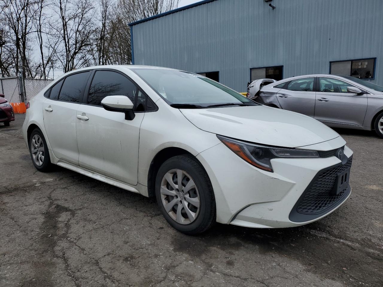 2021 Toyota Corolla VIN JTDEPMAE1MJ121204 Copart auction photo, side / rear end damage thumbnail 4