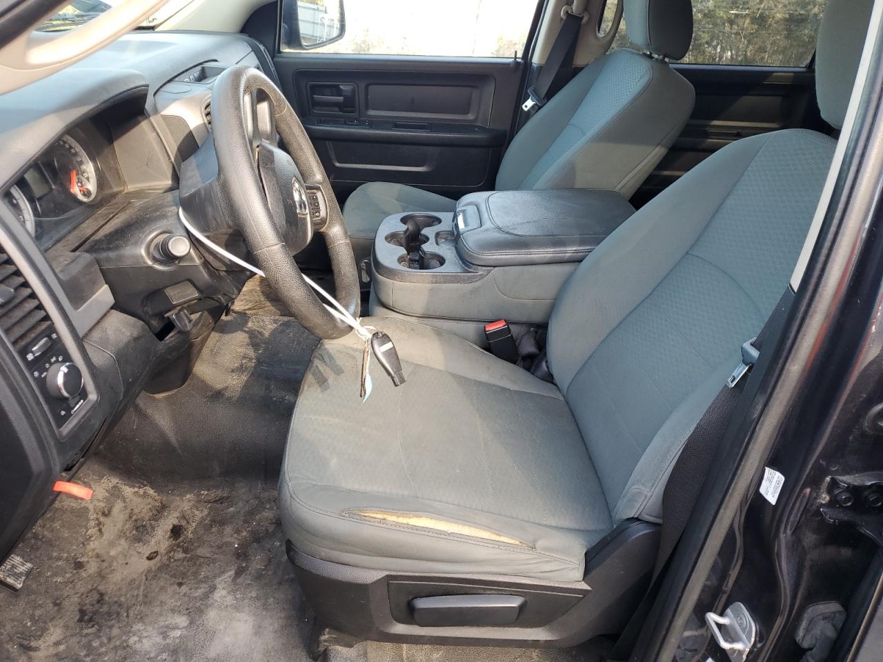 2014 RAM 1500 VIN 1C6RR7KGXES351498 Copart auction photo, front end / side damage thumbnail 7
