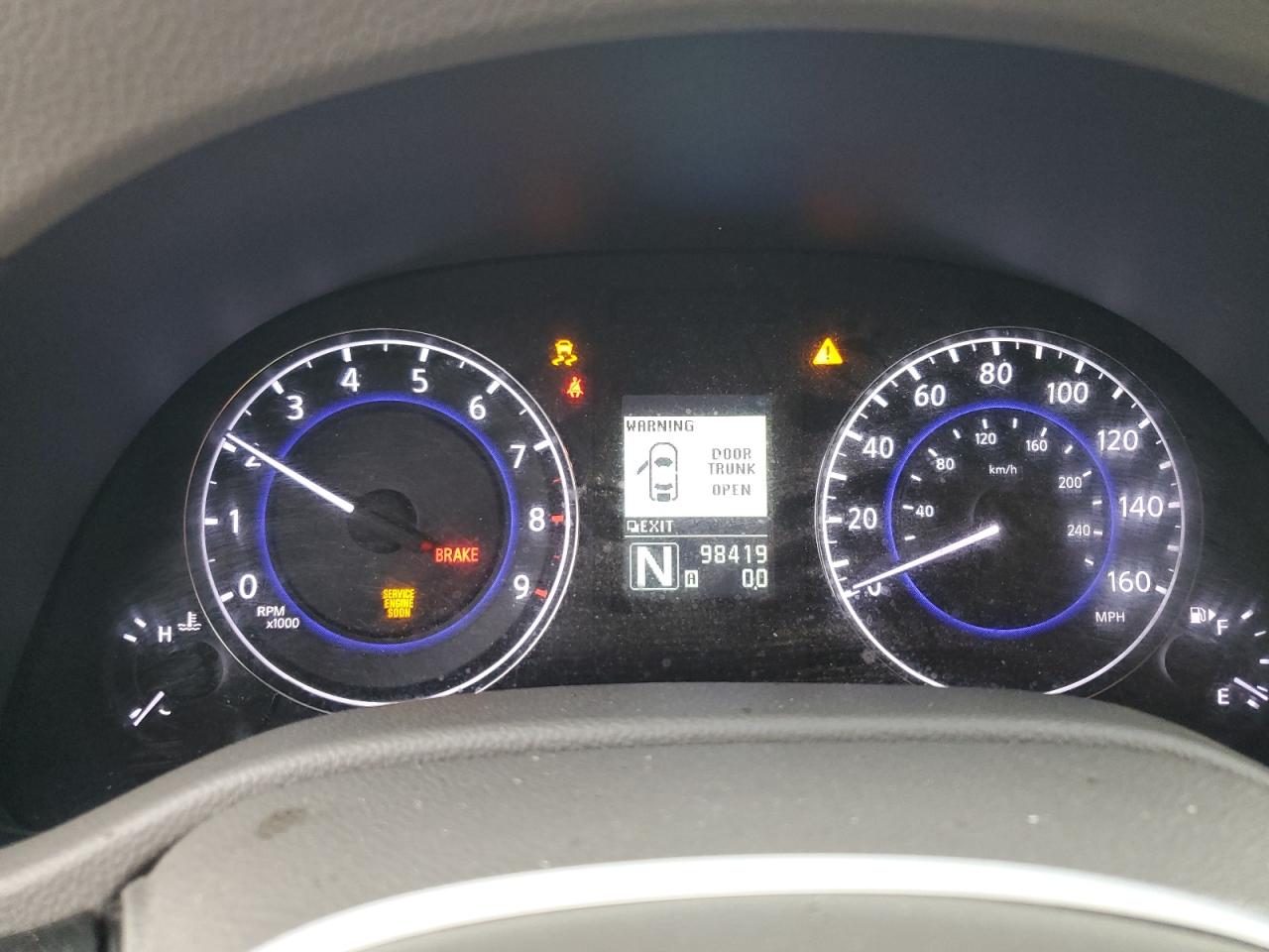 2015 Infiniti Q40 VIN JN1CV6AR4FM522875 Copart auction photo, rear end damage thumbnail 9