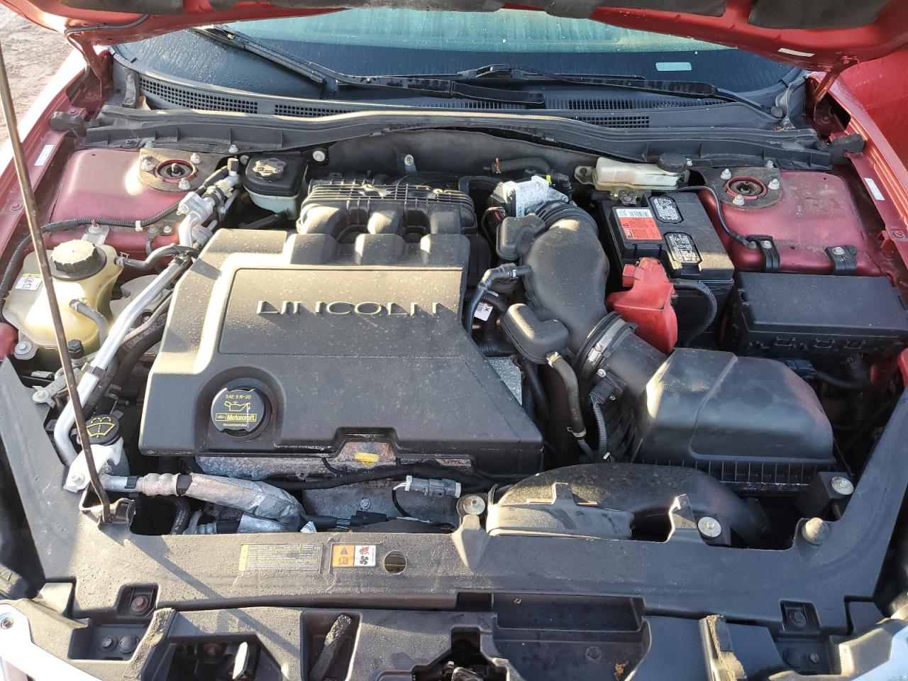 2010 Lincoln MKZ VIN 3LNHL2GC9AR647340 Copart auction photo, water/flood damage thumbnail 11
