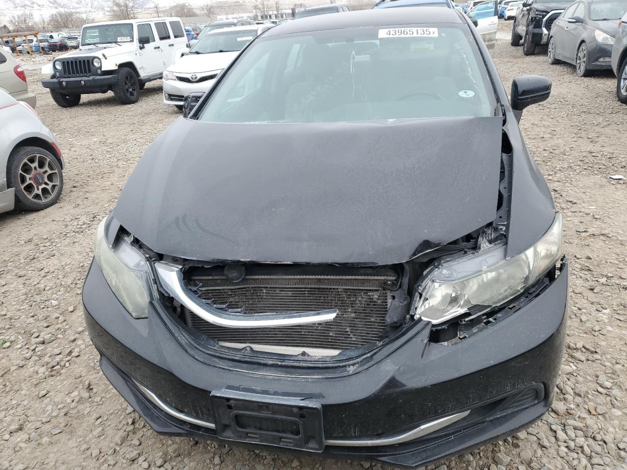 2014 Honda Civic VIN 19XFB2F51EE024910 Copart auction photo, all over damage thumbnail 5