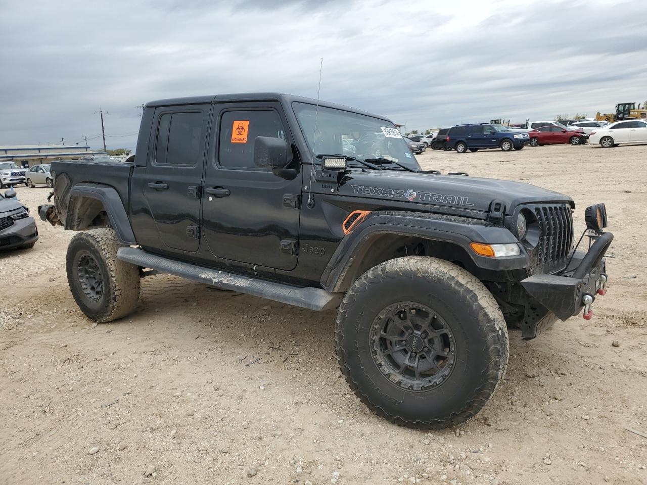 2021 Jeep Gladiator VIN 1C6JJTAM6ML612705 Copart auction photo, all over damage thumbnail 4
