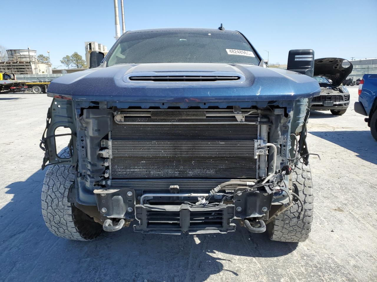 2021 Chevrolet Silverado VIN 1GC1YNEY4MF269176 Copart auction photo, front end / rear end damage thumbnail 5