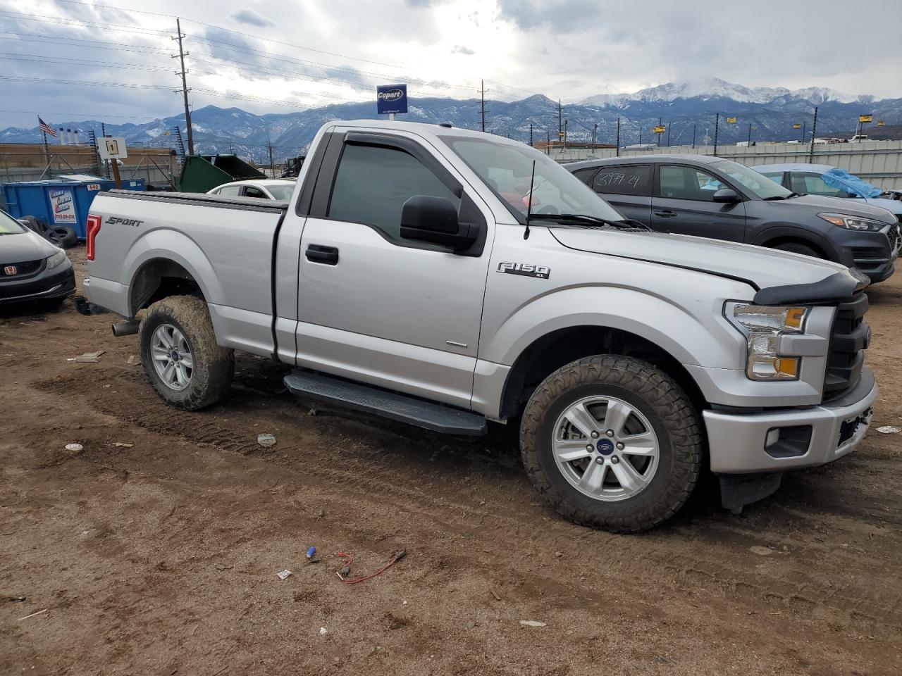 2017 Ford F-150 VIN 1FTMF1CP9HKD53268 Copart auction photo, all over / undercarriage damage thumbnail 4