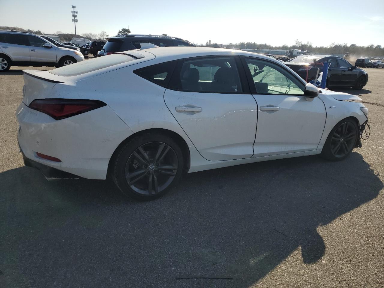 2024 Acura Integra VIN 19UDE4H66RA020636 Copart auction photo, front end / side damage thumbnail 3