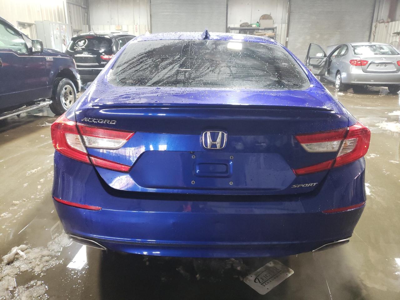 2019 Honda Accord VIN 1HGCV1F33KA078406 Copart auction photo, side damage thumbnail 6