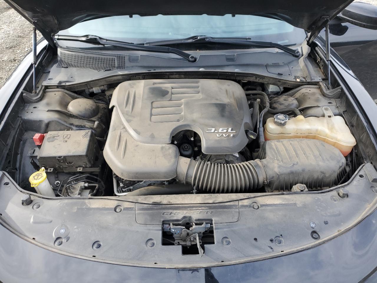 2016 Dodge Charger VIN 2C3CDXHG1GH350260 Copart auction photo, side damage thumbnail 11