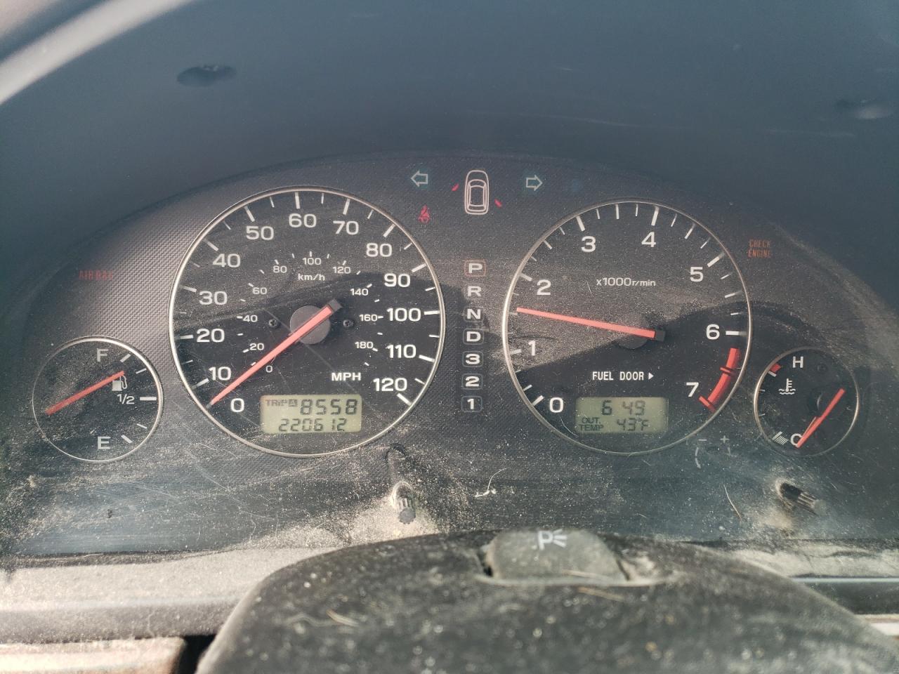 2003 Subaru Legacy VIN 4S3BH686437611965 Copart auction photo, all over damage thumbnail 9