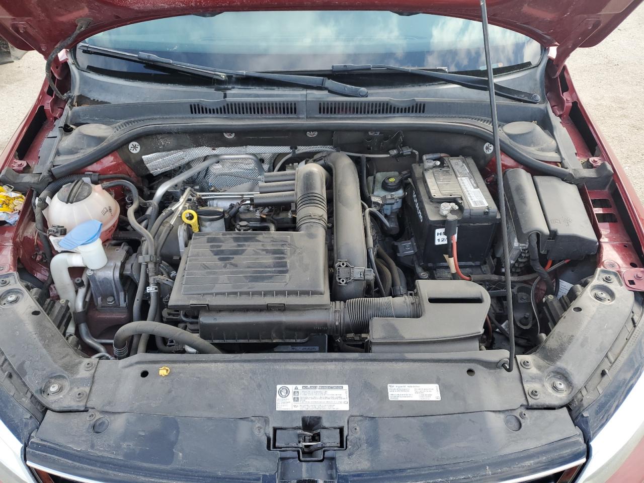 2016 Volkswagen Jetta VIN 3VWD67AJ8GM245973 Copart auction photo, rear end / frame damage damage thumbnail 11
