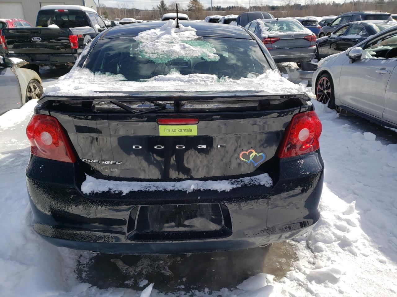 2014 Dodge Avenger VIN 1C3CDZCG7EN147333 Copart auction photo, front end damage thumbnail 6