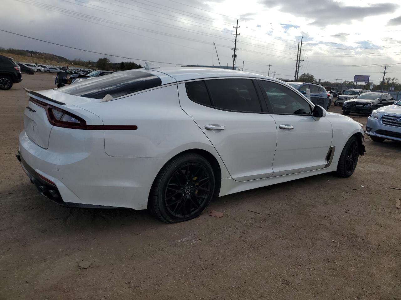 2018 KIA Stinger VIN KNAE15LA8J6036101 Copart auction photo, front end damage thumbnail 3
