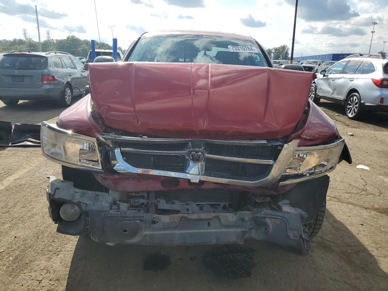 2008 Dodge Dakota VIN 1D7HW48K28S536565 Copart auction photo, front end damage thumbnail 5