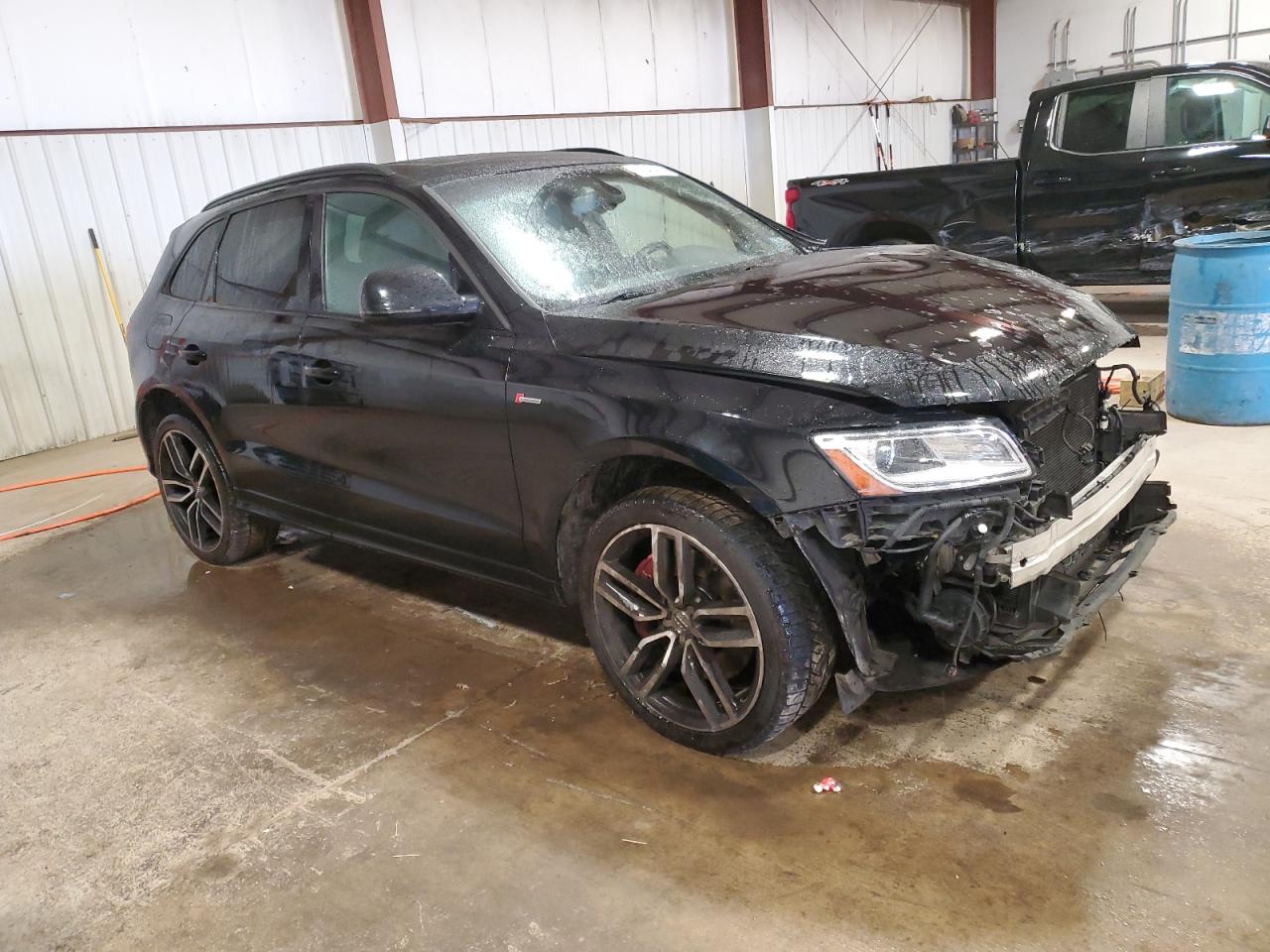 2017 Audi SQ5 VIN WA1CCAFP7HA100322 Copart auction photo, front end damage thumbnail 4