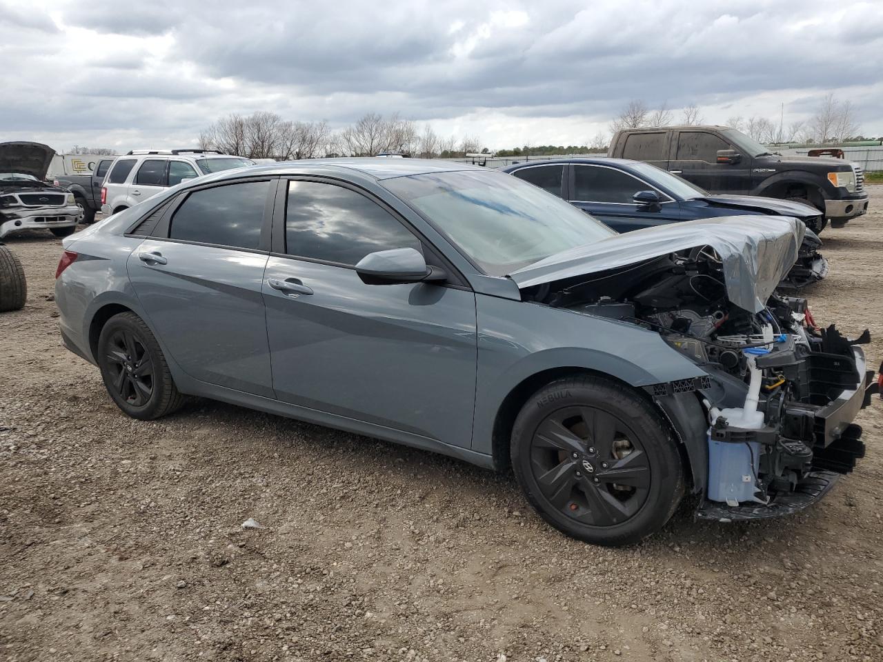2022 Hyundai Elantra VIN KMHLM4AG5NU331169 Copart auction photo, frame damage / front end damage thumbnail 4