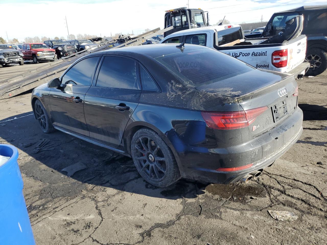 2019 Audi RS4 VIN WAUB4AF43KA006897 Copart auction photo, side damage thumbnail 2
