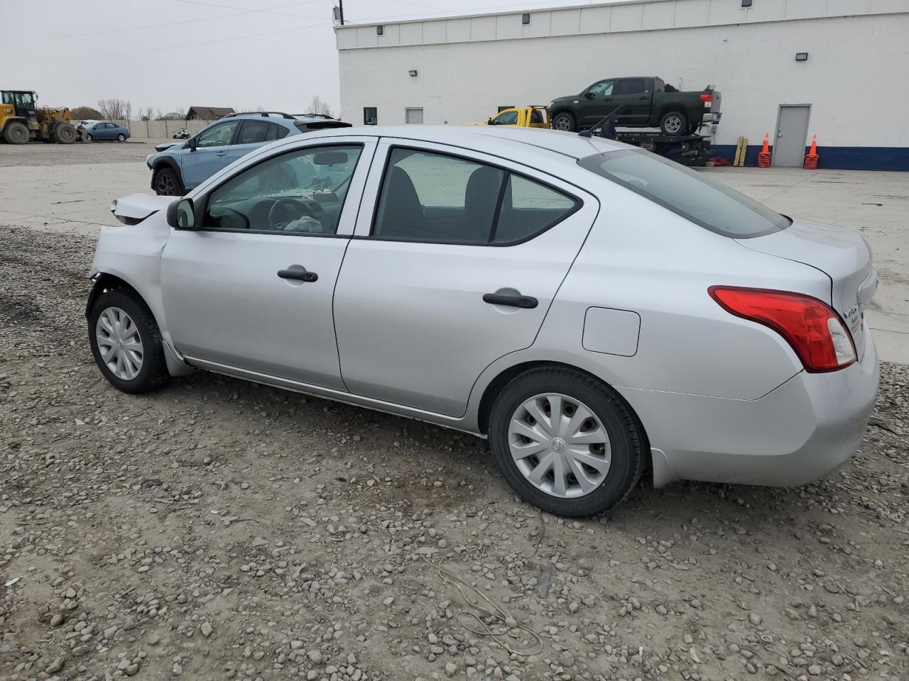 2012 Nissan Versa VIN 3N1CN7AP8CL844025 Copart auction photo, front end / side damage thumbnail 2