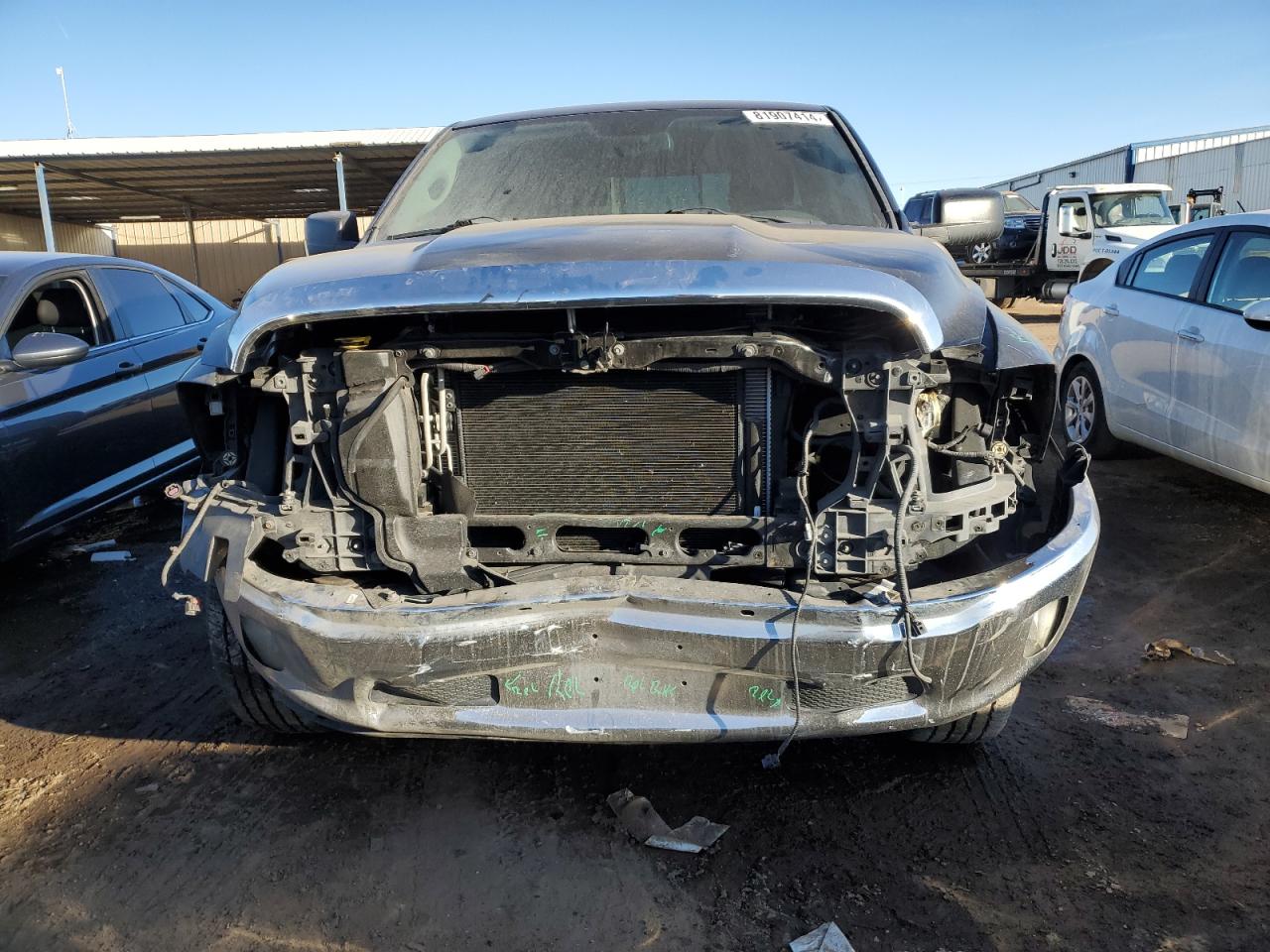 2015 RAM 1500 VIN 1C6RR6GG0FS547356 Copart auction photo, front end / minor dent/scratches damage thumbnail 5