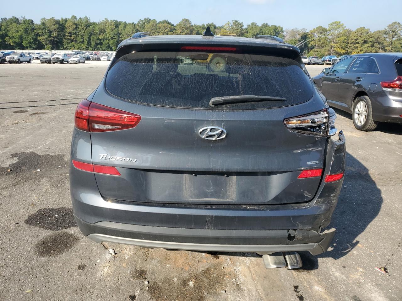 2021 Hyundai Tucson VIN KM8J3CAL6MU353648 Copart auction photo, rear end / side damage thumbnail 6