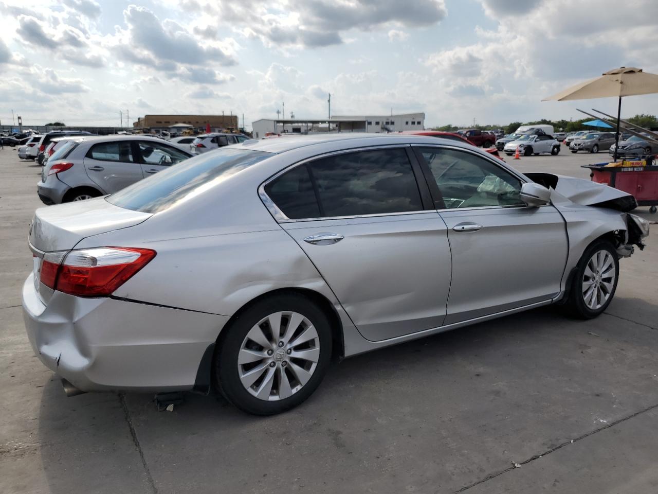 2014 Honda Accord VIN 1HGCR2F84EA044808 Copart auction photo, all over damage thumbnail 3