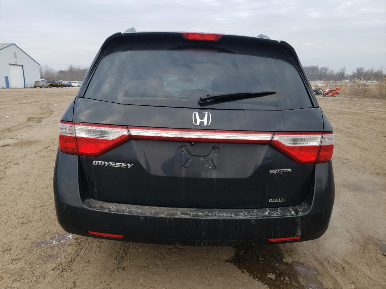 2013 Honda Odyssey VIN 5FNRL5H90DB086030 Copart auction photo, front end / side damage thumbnail 6