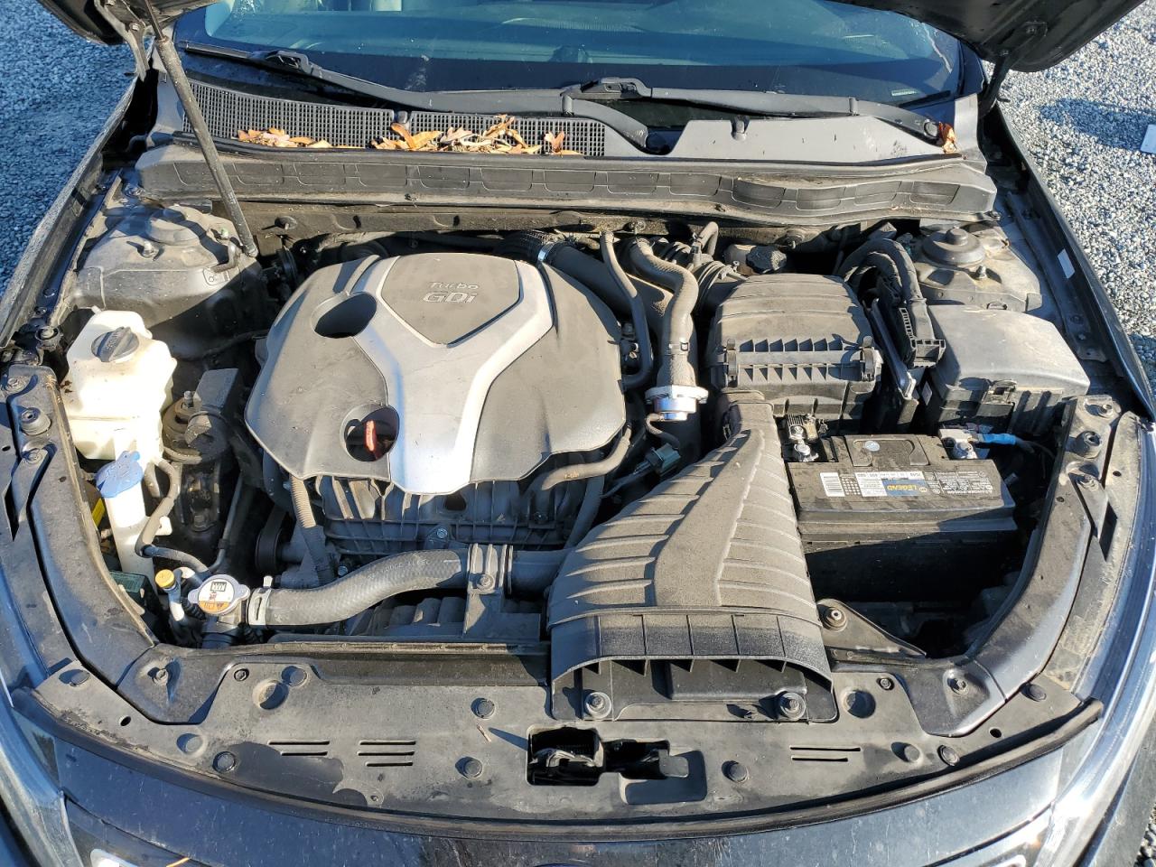 2015 KIA Optima VIN 5XXGR4A65FG504212 Copart auction photo, all over damage thumbnail 11