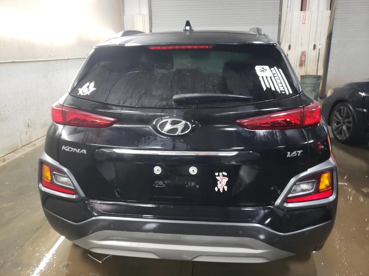2020 Hyundai Kona VIN KM8K53A55LU572468 Copart auction photo, front end / side damage thumbnail 6