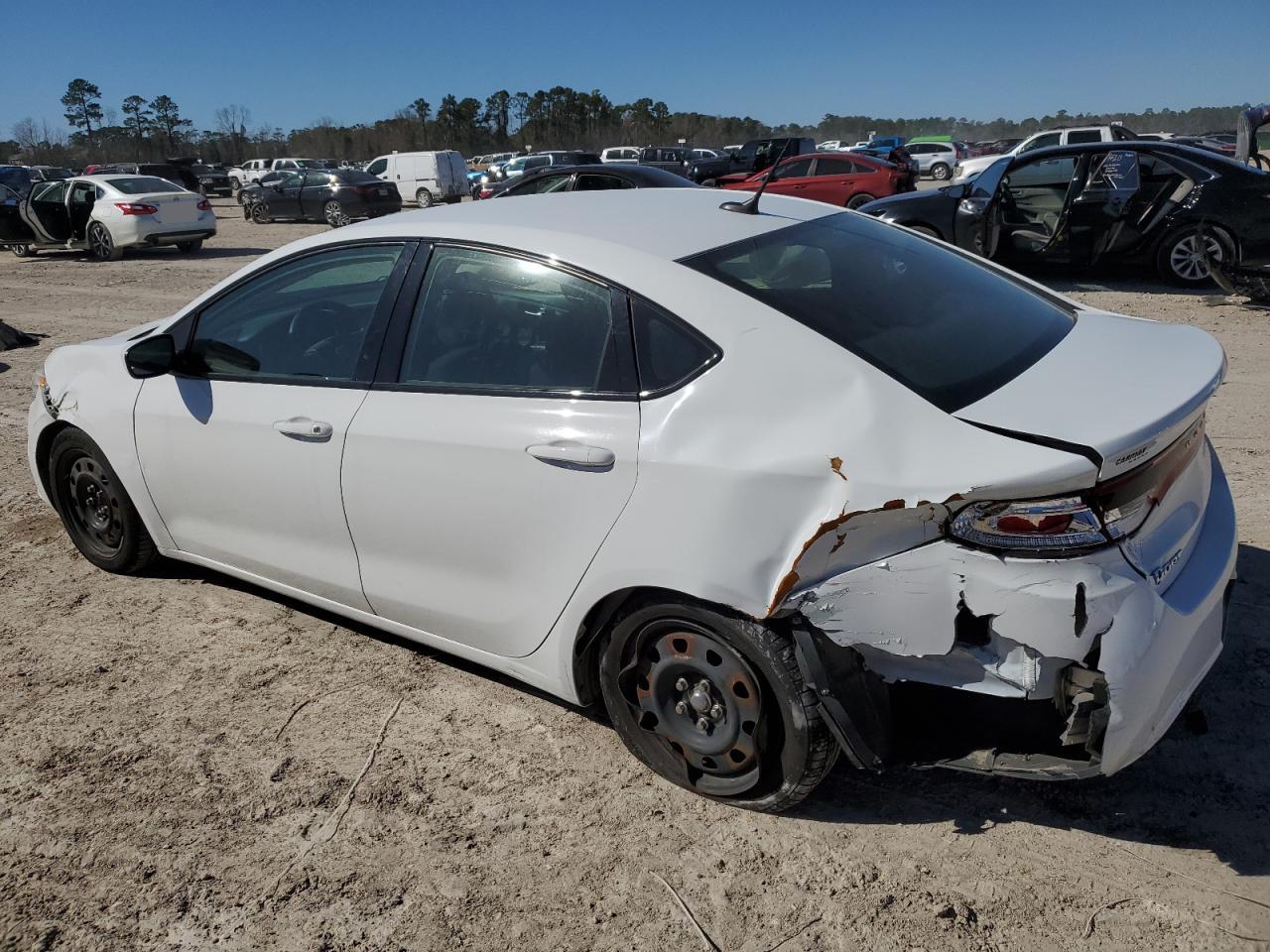 2015 Dodge Dart VIN 1C3CDFAAXFD402710 Copart auction photo, rear end / front end damage thumbnail 2