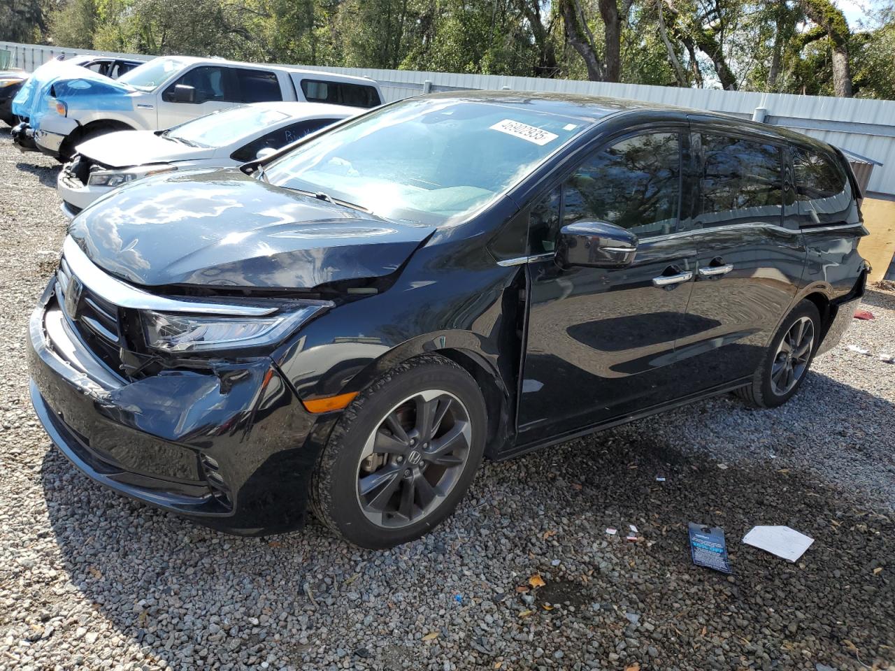 2022 Honda Odyssey VIN 5FNRL6H92NB002927