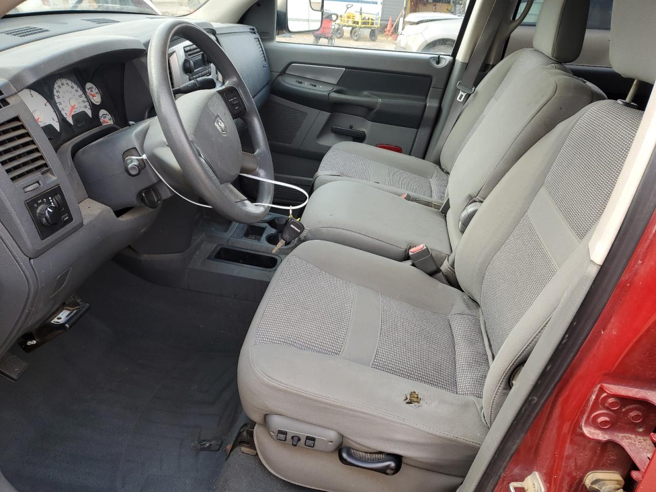 2008 Dodge RAM VIN 3D7KS29A68G174825 Copart auction photo, front end / mechanical damage thumbnail 7