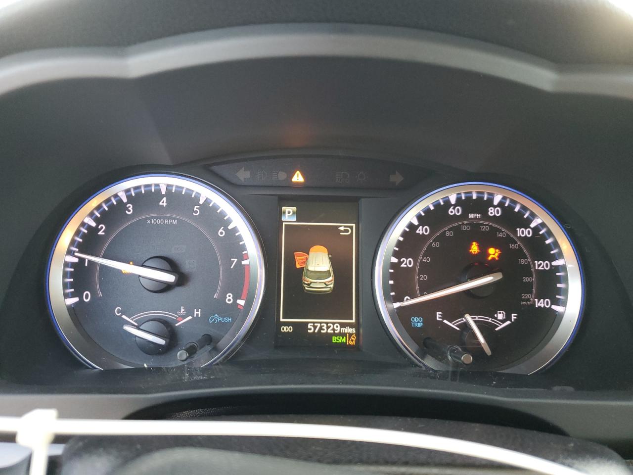 2019 Toyota Highlander VIN 5TDKZRFH5KS325310 Copart auction photo, front end damage thumbnail 9
