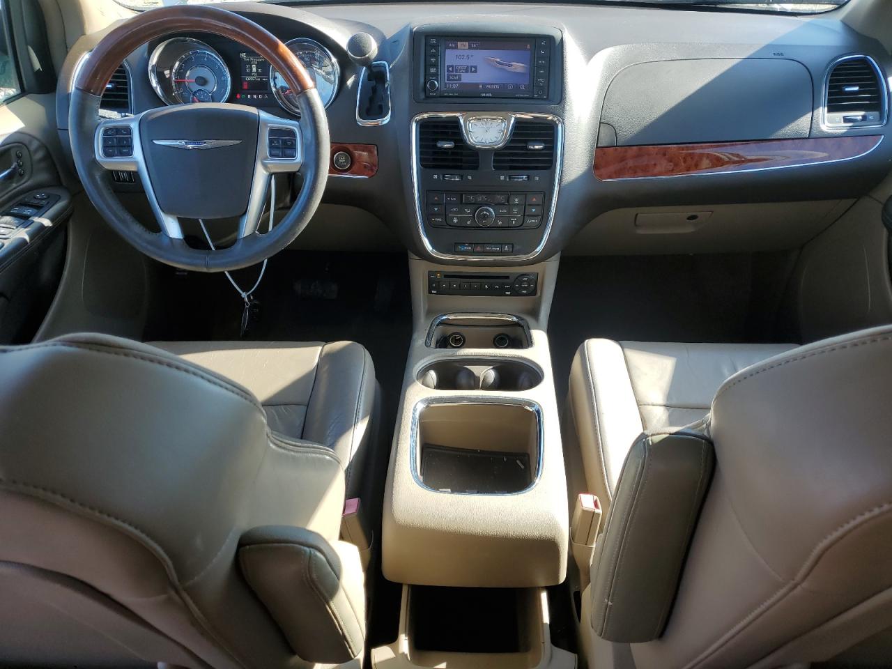2012 Chrysler Town & Country VIN 2C4RC1GG2CR368715 Copart auction photo, top/roof / side damage thumbnail 8
